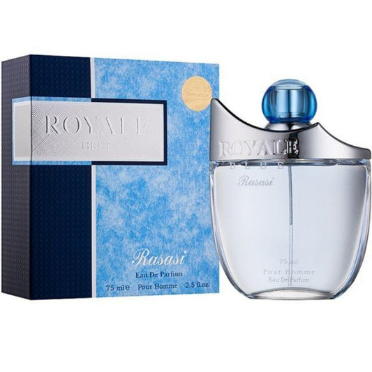 Rasasi Royale Blue Pour Homme Eau de Parfum 75ml – fresh modern fragrance for men