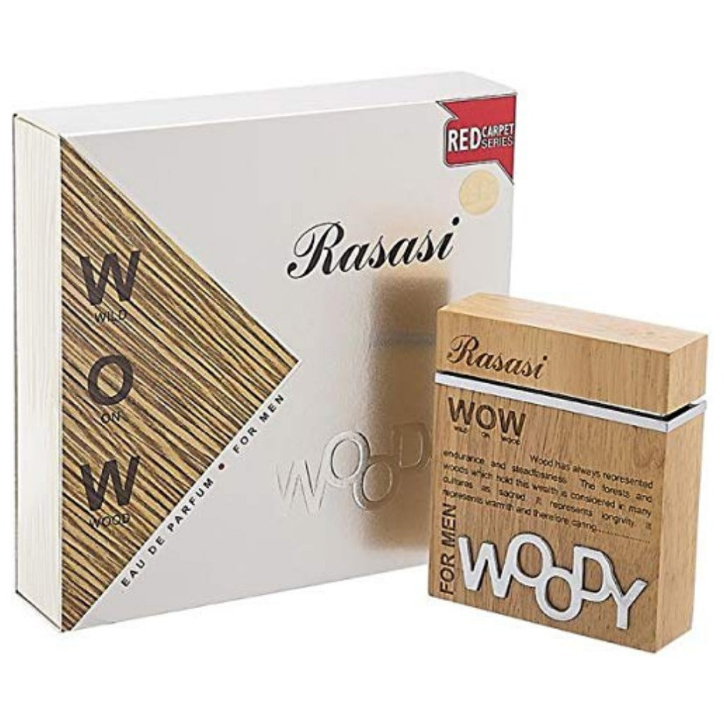 Rasasi WOW Woody Pour Homme Eau de Parfum 50ml – woody spicy perfume for men